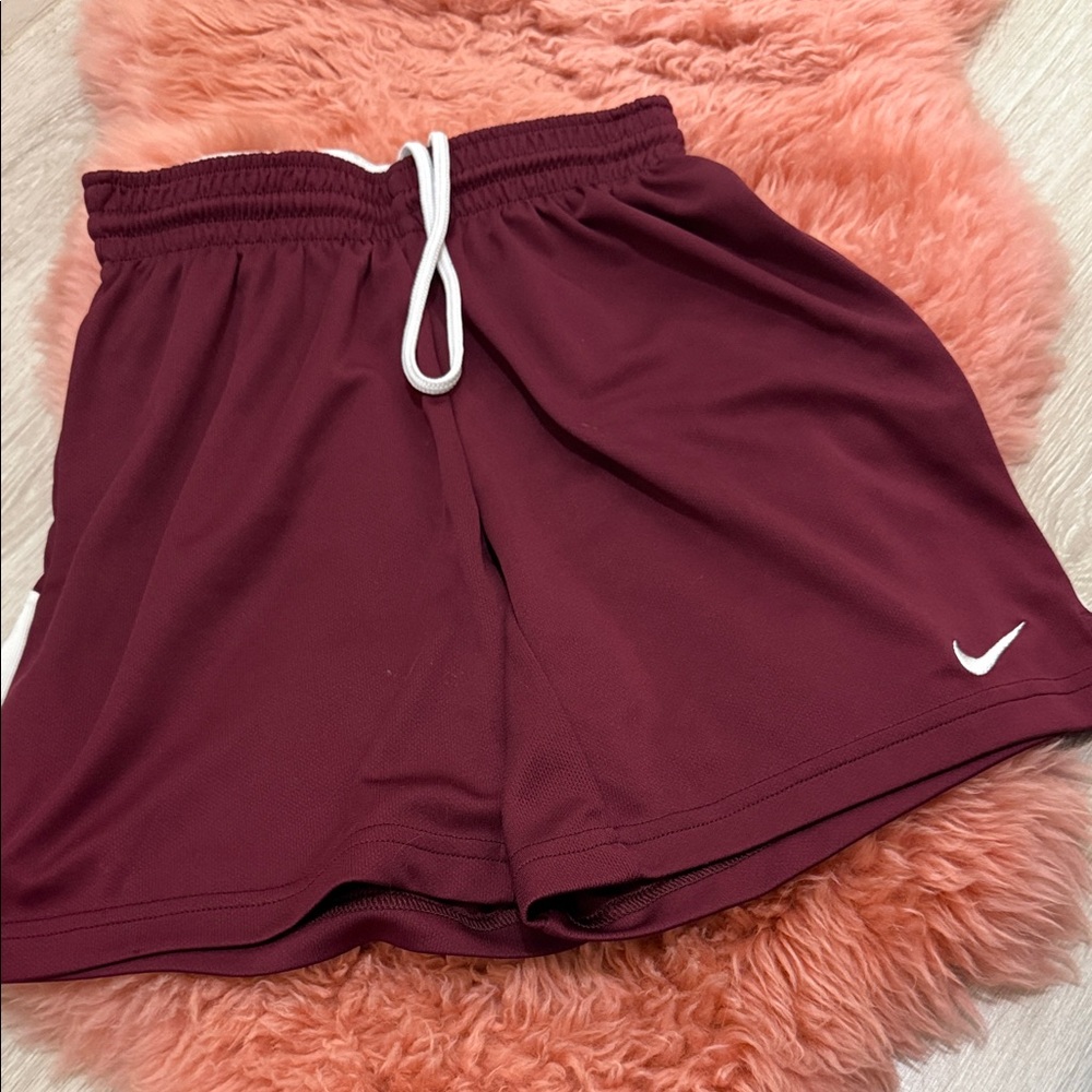 Nike Women's Maroon Athletic Shorts